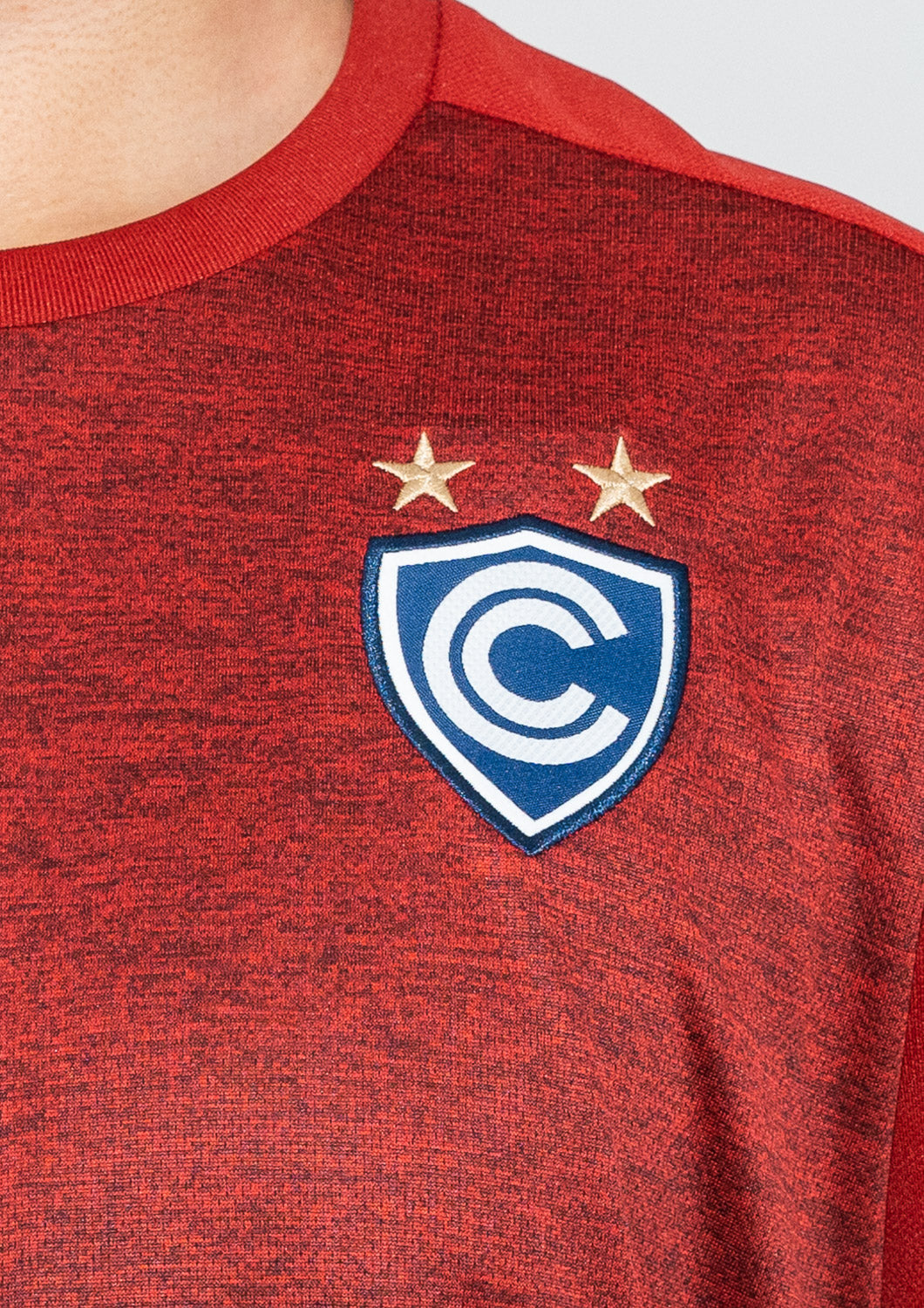 POLO GALA JASPEADO GUINDA