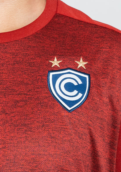 POLO GALA JASPEADO GUINDA